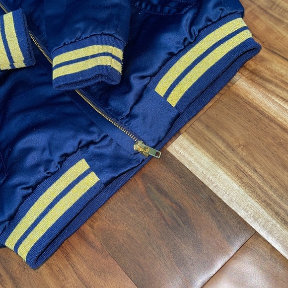 Disney Princess Belle Navy Blue Bomber Jacket - Picture 9 of 10